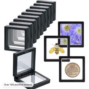 3D photo, jewelry, craft box set. New. Set of 10+.